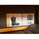2 x Pairs of Magnum Safety Rigger Boots Dark Brown Size UK 15