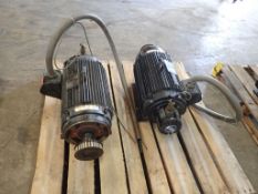 Lot of (2) Marathon Black Max 7.5 HP Electric Motors