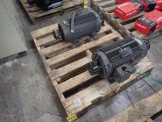 Lot of (2) Lincoln CTAC 7.5 HP Invertor Duty Motors