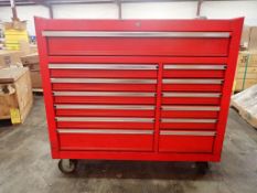 US General Pro 44" 13-Drawer Industrial Rolling Cabinet