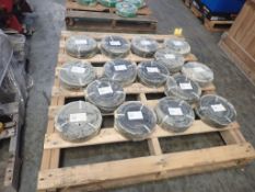Lot of (15) Weldcote Argon Hoses with Inert Gas Fittings
