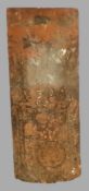 Historischer Feierabendziegel aus dem Kloster Bernstein (Sulz am Neckar), dat. 1696, versehen mit d