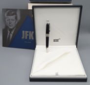 Exklusiver Kugelschreiber/Rollerball, Montblanc, Great Characters, JFK (John Fitzgerald Kennedy), s