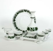 TAFELTEILE, Konvolut von 9 Teilen, Staatl. Porzellanmanuf. Meissen,