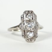 DIAMANTRING, Art Deco Epoche,