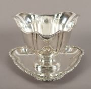 Sauciere, Silber 826/000, Kopenhagen, 1952