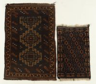 zwei Brücken Badris, alt, 98 x 67 und 65 x 43
