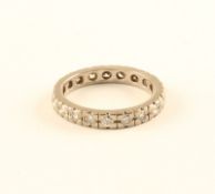 Memoryring, 585/ooo Weißgold, 3,9g