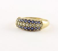 Ring, 333/ooo Gelbgold, Safir 2,7g