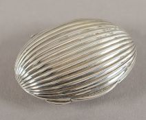 ovale Dose, Silber 925/ooo, deutsch, um 1920