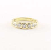 Brillantring, 585/ooo Gelbgold, 3,8g