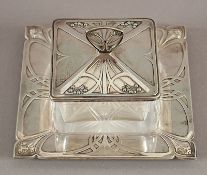 Jugendstil-Butterdose, WMF, um 1900