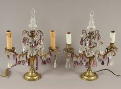 zwei französische Tischlampen
