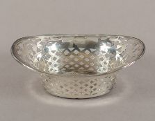 Kleine Korbschale, Silber 925/000, 20.Jh.