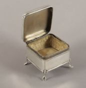 kleine Schmuckdose, 925/ooo, Birmingham, 1934