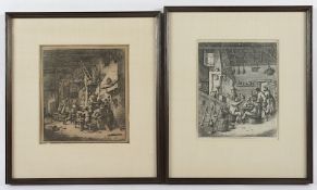 Ostade, Adriaen van, zwei Radierungen