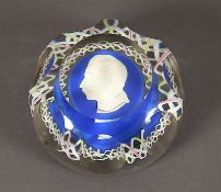 patriotisches Paperweight, Kaiser Wilhelm II, deutsch, um 1900
