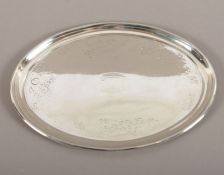 ovales Tablett, Silber 925/ooo, Robert Breading, Dublin, 1810