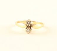 Brillantring, 585/ooo GG, 3,6g