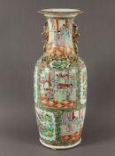 Vase, Porzellan, famille rose, Kanton, China, E.19.Jh.