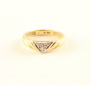 Brillantring, 585/ooo Gelbgold, 2,6g