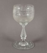 Pokal, Böhmen, datiert 1891
