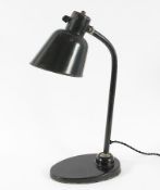 Industriedesign-Schreibtischlampe, Christian Dell, Bünte und Remmler, um 1930