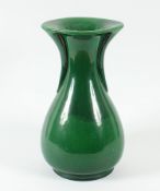 Vase, apfelgrün, China, 20.Jh.