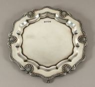 Salver, Silber 925/ooo, Norwich, 20.Jh.