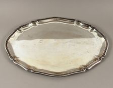 ovales Tablett, Silber 800/ooo, deutsch, 20.Jh,