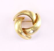 Brosche, 585/ooo Gelbgold, 5,8g