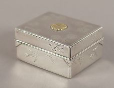 Dose, Silber, Japan, A.20.Jh.