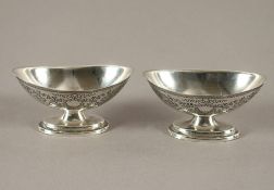 Paar Salieren, Silber 925/ooo, London, 1887