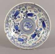 Schale, Fayence, Alcora, um 1700