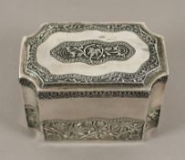 Dose, Silber geprüft, Kaschmir, um 1910