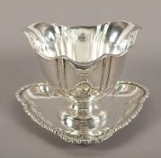 Sauciere, Silber 826/000, Kopenhagen, 1952