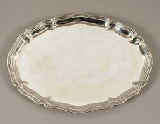 Ovales Tablett, Silber 830/ooo, Wilkens, 20.Jh.