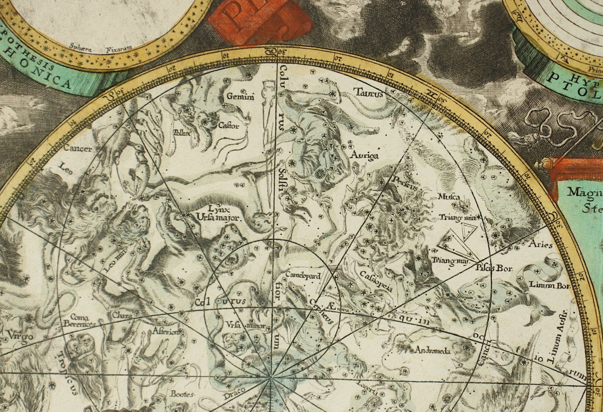 Sternenkarte, nach G.C.Eimmart bei D.Funck, Nürnberg um 1700, R. - Bild 2 aus 2