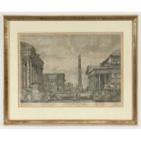 Rom, "Pantheon", Kupferstich, 31 x 44, Georg Christoph Kilian, R.