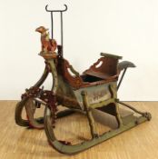 großer Schlitten mit Geläut, deutsch, 19.Jh., Nachlass Grillo