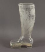 großer Studentika-Bierstiefel, datiert 1878, Nachlass Grillo