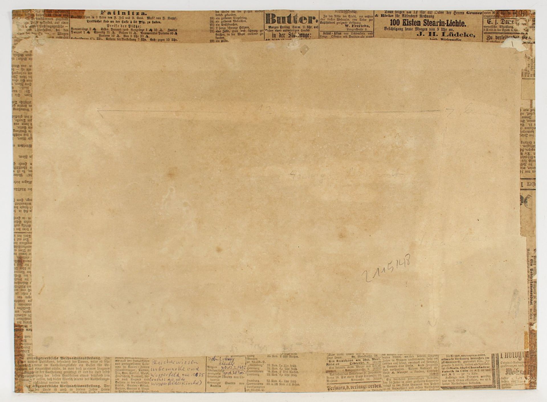 Bleuler, wohl, "Wuppertal - Barmen", ungerahmt - Bild 2 aus 2