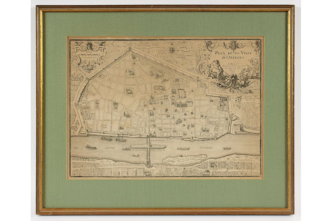 New Orleans, Plan, 1705, R. - Bild 1 aus 2
