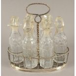 Ménage, Silber 925/ooo, Glas, London, 1770, Nachlass Grillo