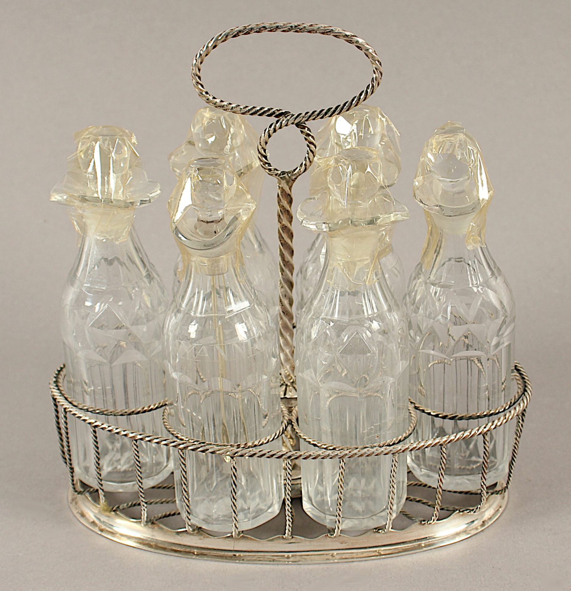 Ménage, Silber 925/ooo, Glas, London, 1770, Nachlass Grillo