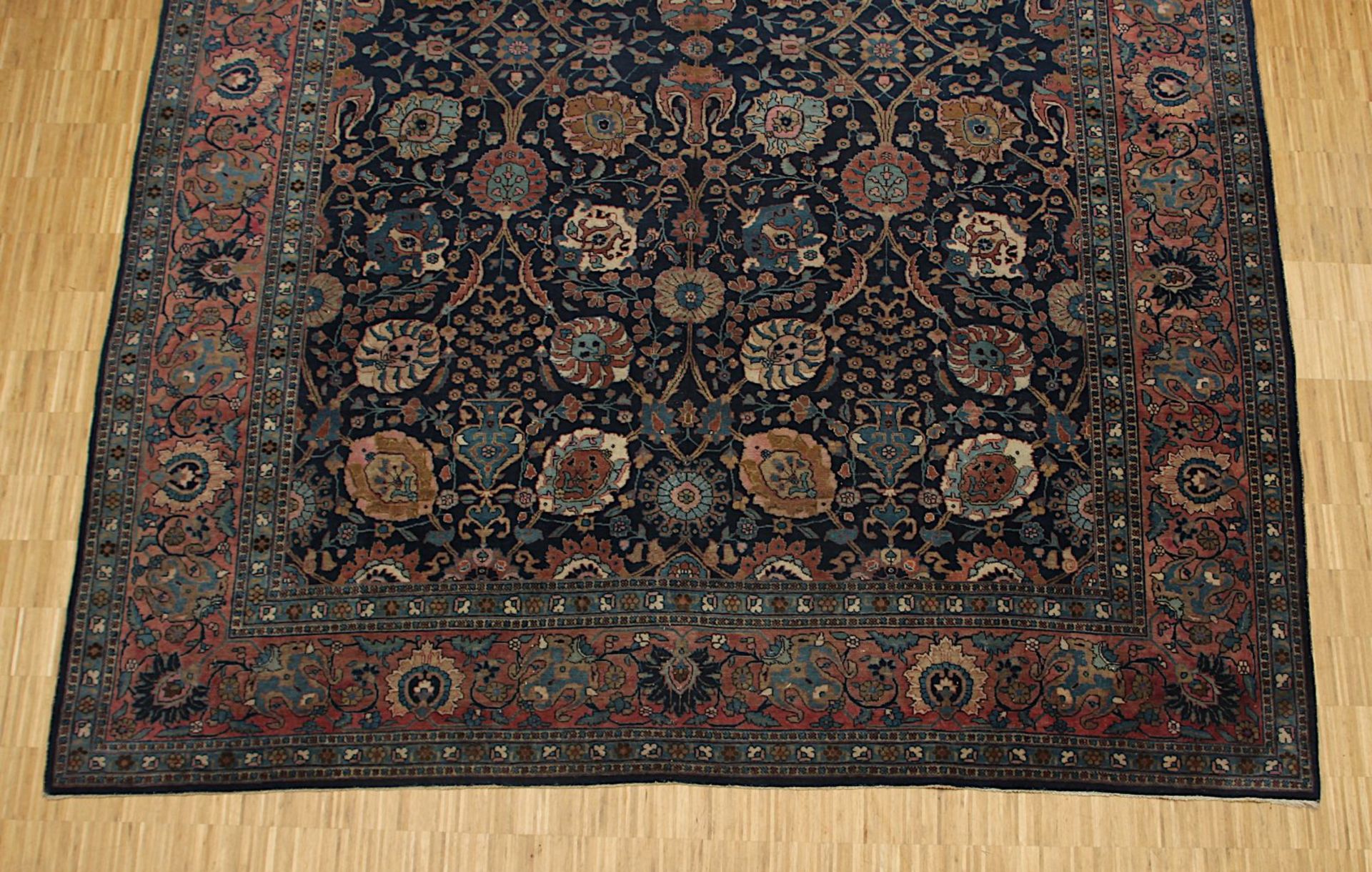 Teppich Täbris, alt, 386 x 286   - Bild 2 aus 2