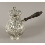 Stielkanne, Silber 833/ooo, Niederlande, E.19.Jh., Nachlass Grillo