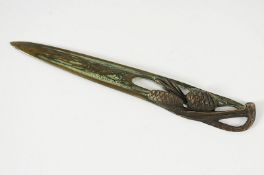 Brieföffner, Bronze