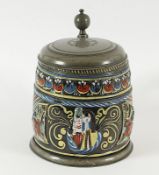 Hochzeits-Krug, Fayence, Creussen, datiert 1704
