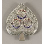 Spielstandzähler, Silber 925/ooo, farbig emailliert, Birmingham, 1893, Nachlass Grillo